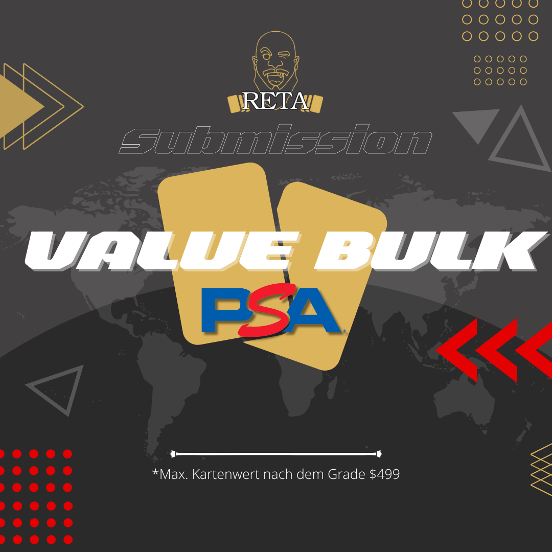 PSA Value Bulk Grading - bis $499 - RETA Exklusiv