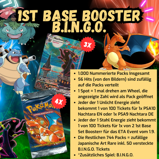 1st Base Booster B.I.N.G.O. - Challenge
