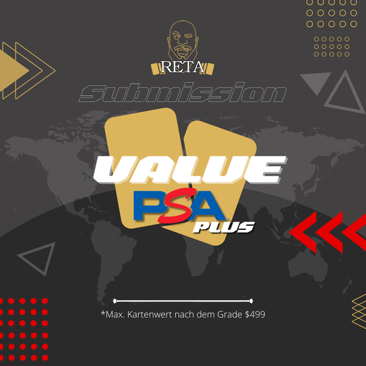PSA Value PLUS Grading - bis $499 - RETA Exklusiv